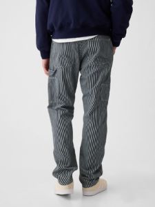 Double-Knee Railroad Striped Carpenter Jeans sold by GAP