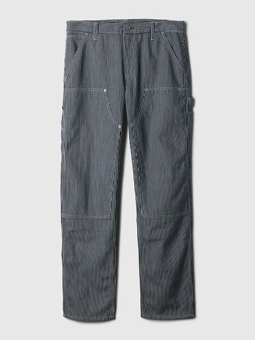 Double-Knee Railroad Striped Carpenter Jeans sold by GAP product image thumbnail 5