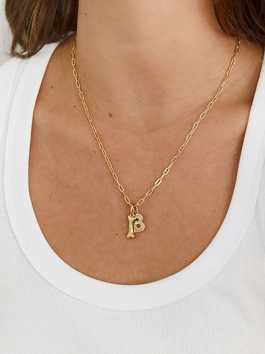 HART Dog Bone Initial Necklace sold by GAP product image thumbnail 2