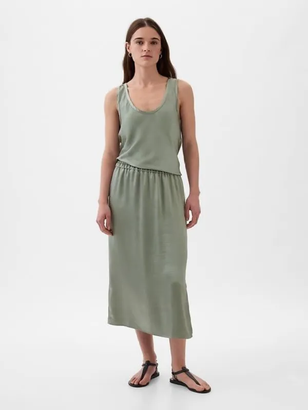 Satin Tank Top sold by GAP