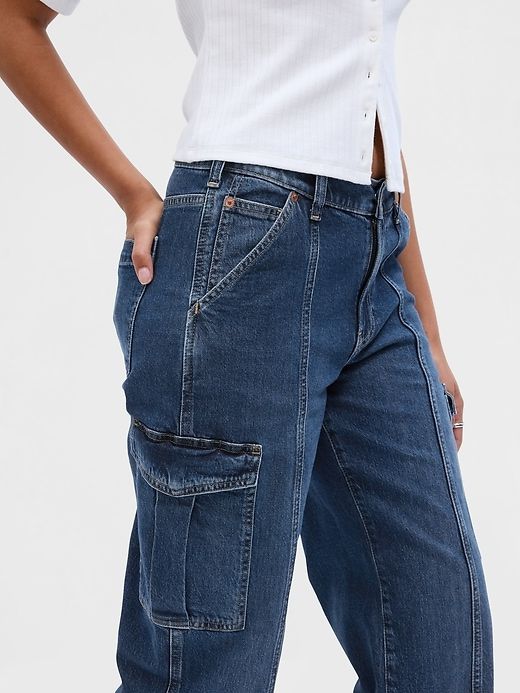 Mid Rise '90s Loose Carpenter Jeans sold by GAP product image thumbnail 3
