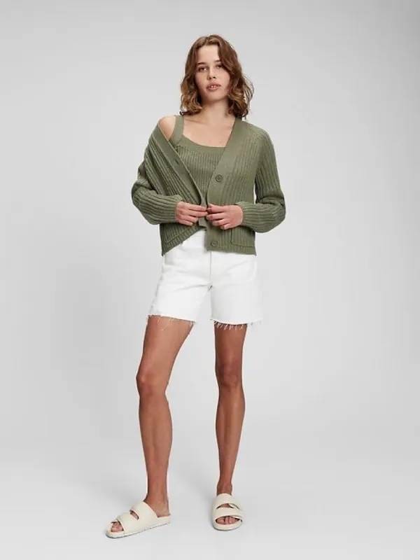 Chunky Rib Pocket Cardigan sold by GAP