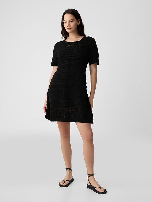 Crochet Mini Dress sold by GAP product image thumbnail 4