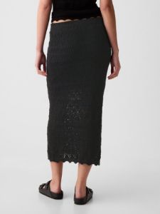 Crochet Pull-On Midi Skirt sold by GAP