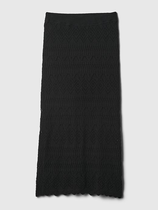 Crochet Pull-On Midi Skirt sold by GAP product image thumbnail 4