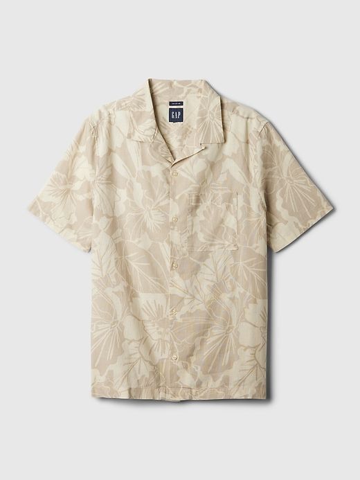 Linen-Cotton Shirt sold by GAP product image thumbnail 4