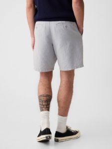 8" Linen-Cotton Shorts sold by GAP