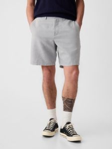 8" Linen-Cotton Shorts sold by GAP