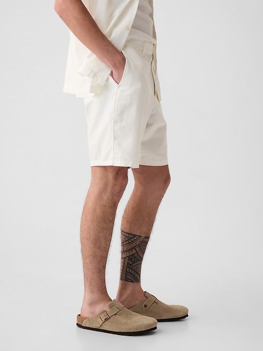 8" Linen-Cotton Shorts sold by GAP product image thumbnail 4