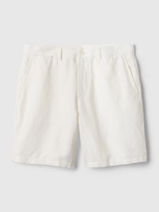 8" Linen-Cotton Shorts sold by GAP