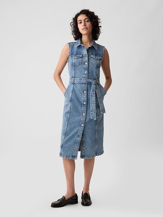 Denim Midi Dress sold by GAP