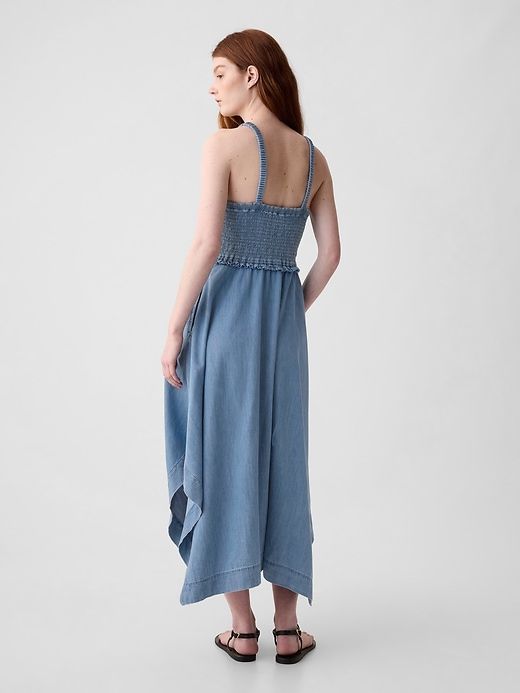 Denim Handkerchief Hem Midi Dress sold by GAP product image thumbnail 2