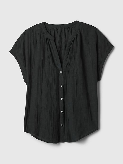 Crinkle Gauze Dolman PJ Top sold by GAP product image thumbnail 3