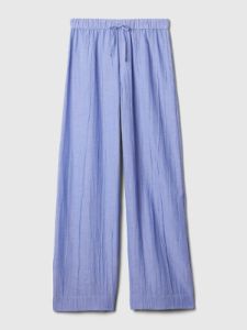 Crinkle Gauze Wide-Leg PJ Pants sold by GAP