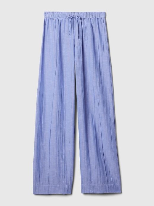 Crinkle Gauze Wide-Leg PJ Pants sold by GAP product image thumbnail 3