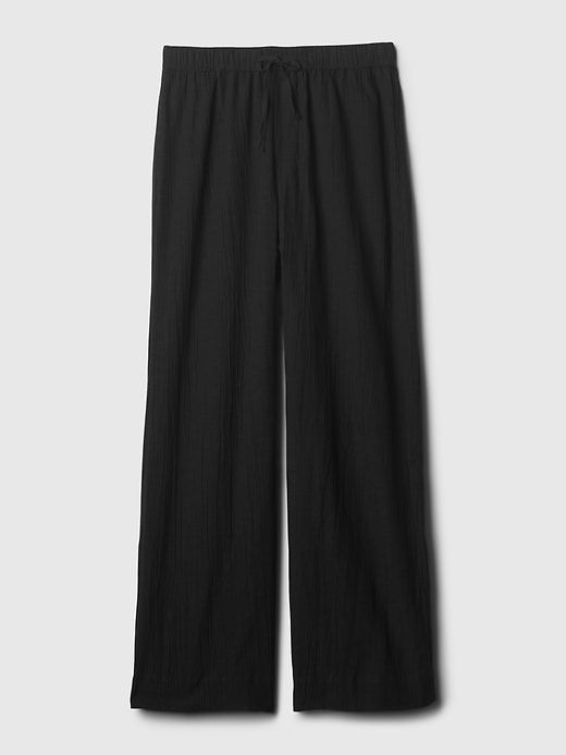 Crinkle Gauze Wide-Leg PJ Pants sold by GAP product image thumbnail 5