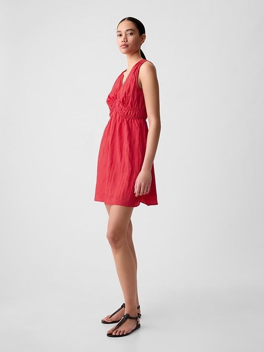Textured Crinkle Empire Waist Mini Dress sold by GAP product image thumbnail 3