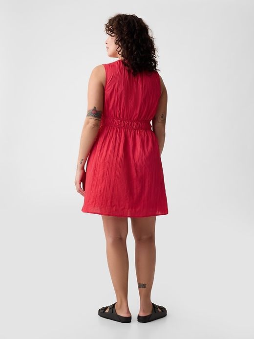 Textured Crinkle Empire Waist Mini Dress sold by GAP product image thumbnail 5