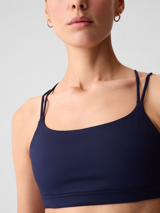 GapFit Power Medium Impact Strappy Sports Bra sold by GAP product image thumbnail 3