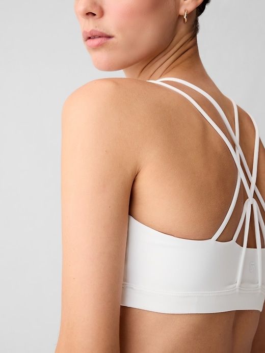 GapFit Power Medium Impact Strappy Sports Bra sold by GAP product image thumbnail 5