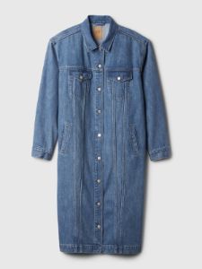 Longline Icon Denim Jacket sold by GAP