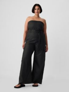 Linen-Cotton Cargo Jumpsuit sold by GAP