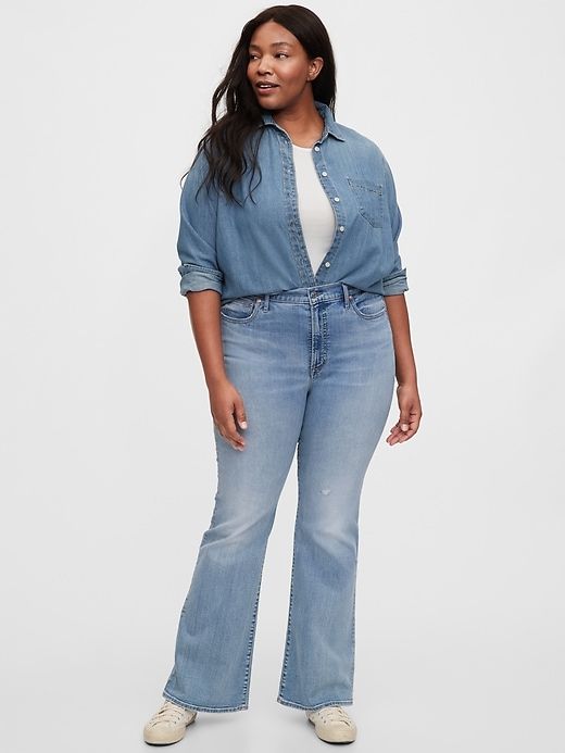 High Rise Flare Jeans sold by GAP product image thumbnail 5