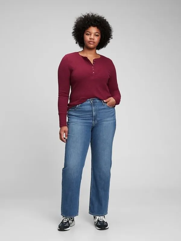 Rib Henley T-Shirt sold by GAP