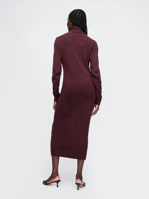 CashSoft Turtleneck Maxi Sweater Dress sold by GAP product image thumbnail 2