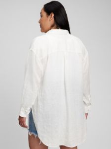 Linen Weekend Tunic Shirt sold by GAP
