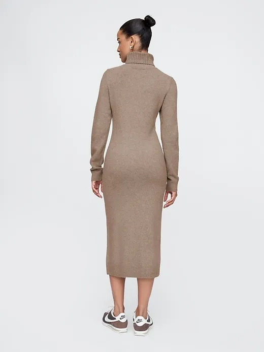 CashSoft Turtleneck Maxi Sweater Dress sold by GAP product image thumbnail 2