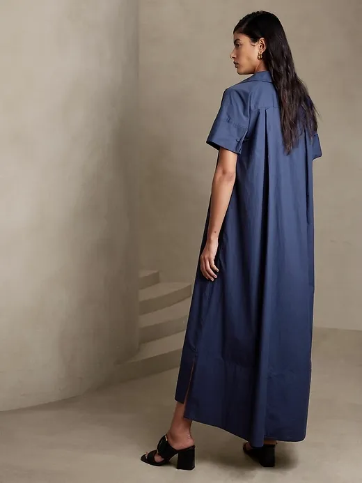 Rhyah Poplin Maxi Dress sold by Banana Republic product image thumbnail 2