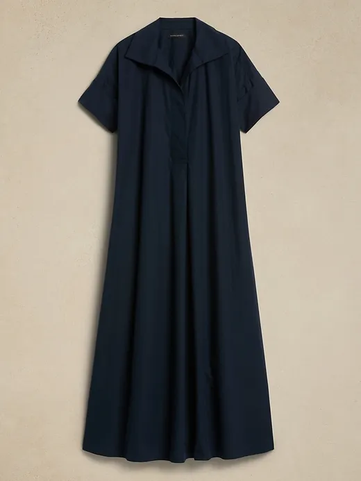 Rhyah Poplin Maxi Dress sold by Banana Republic product image thumbnail 4