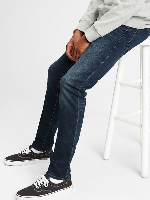 Soft Wear Skinny Jeans with GapFlex sold by GAP product image thumbnail 4