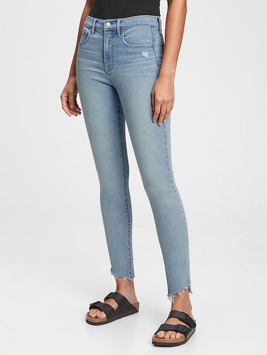High Rise True Skinny Jeans with Washwell sold by GAP