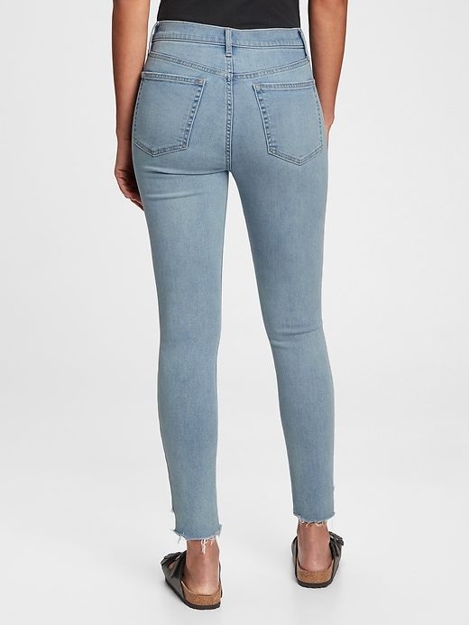 High Rise True Skinny Jeans with Washwell sold by GAP product image thumbnail 2