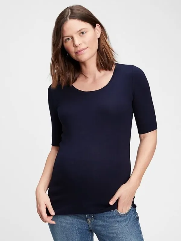 Maternity Modern Scoopneck T-Shirt sold by GAP