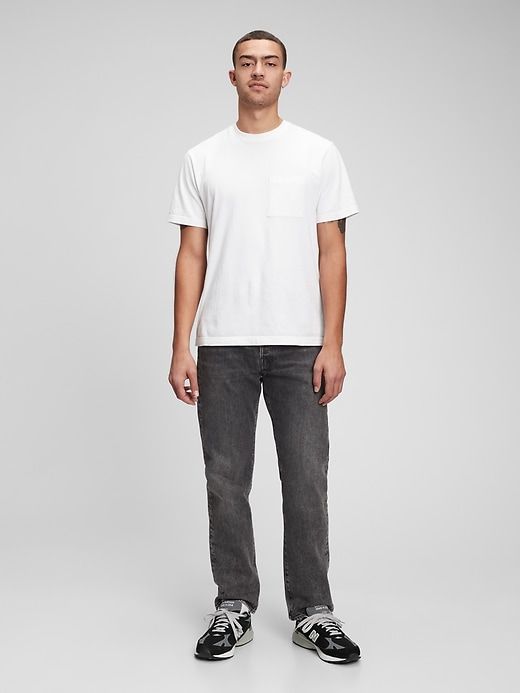 Button Fly '90s Original Straight Fit Jeans with Washwell sold by GAP