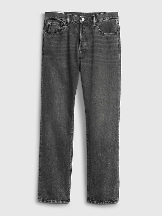 Button Fly '90s Original Straight Fit Jeans with Washwell sold by GAP product image thumbnail 4