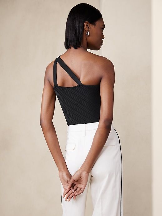 Emilia Ribbed Off-Shoulder Top sold by Banana Republic product image thumbnail 3