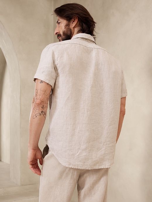 Castelletto Linen Shirt sold by Banana Republic product image thumbnail 2
