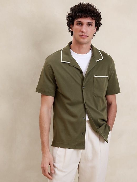 Luxury-Touch Resort Shirt sold by Banana Republic