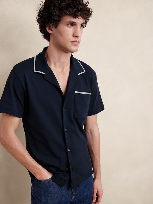 Luxury-Touch Resort Shirt sold by Banana Republic product image thumbnail 3