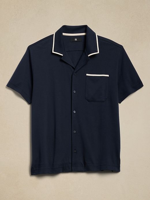 Luxury-Touch Resort Shirt sold by Banana Republic product image thumbnail 4