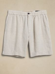 Onda Pull-On Short with Linen sold by Banana Republic