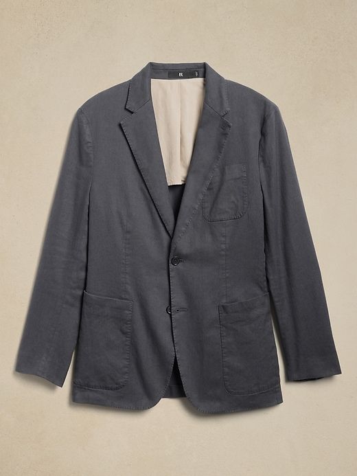 Traveler Linen-Cotton Blazer sold by Banana Republic product image thumbnail 4