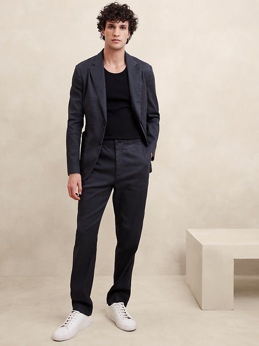 Traveler Linen-Cotton Blazer sold by Banana Republic product image thumbnail 5