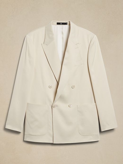 Reyes Italian Satin Tuxedo Jacket sold by Banana Republic product image thumbnail 4