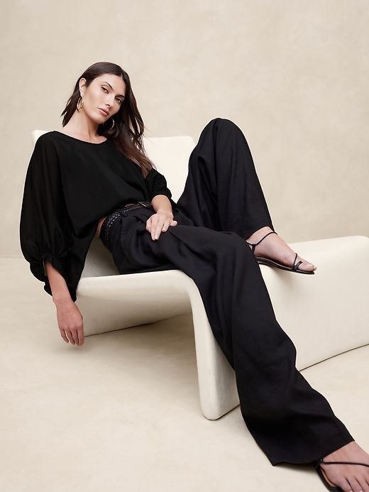 Eliana Cotton-Silk Top sold by Banana Republic product image thumbnail 3