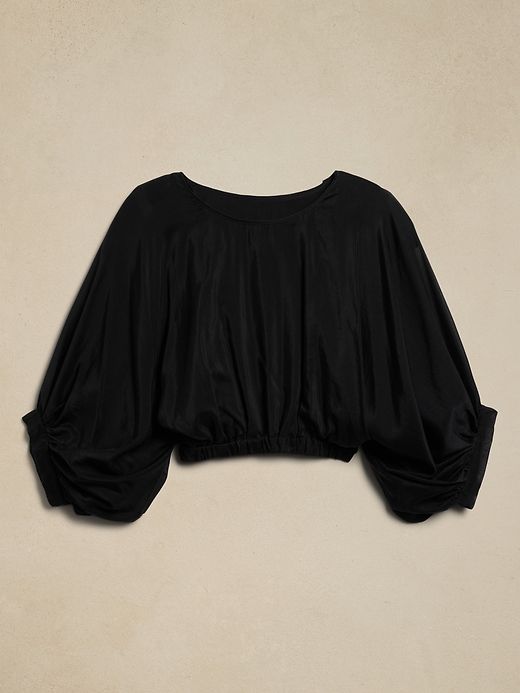 Eliana Cotton-Silk Top sold by Banana Republic product image thumbnail 4